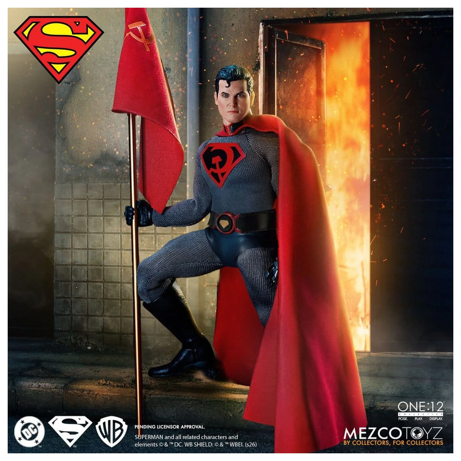 DC Comics One:12 Collective akční figurka 1/12 Superman: Red Son 17 cm fotografii produktu