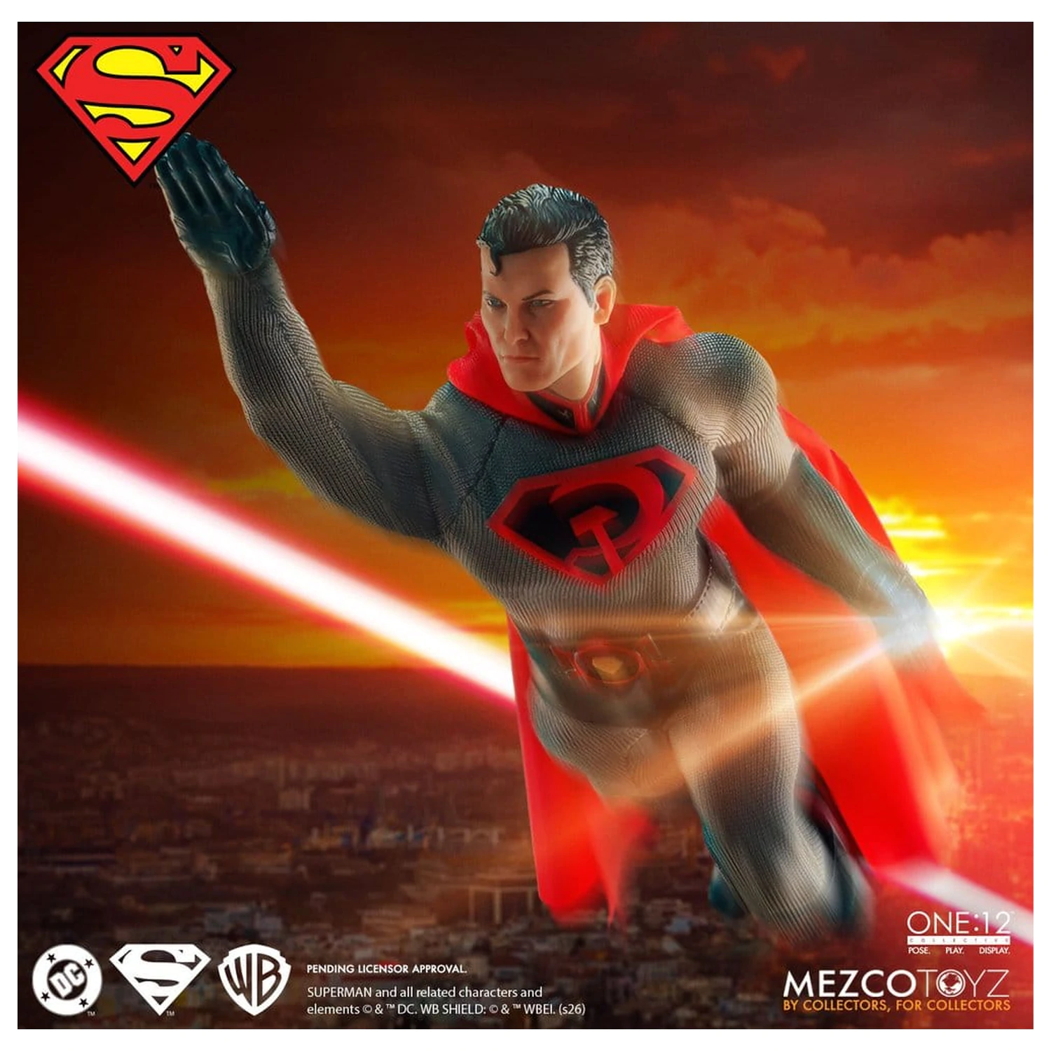 DC Comics One:12 Collective akční figurka 1/12 Superman: Red Son 17 cm fotografii produktu