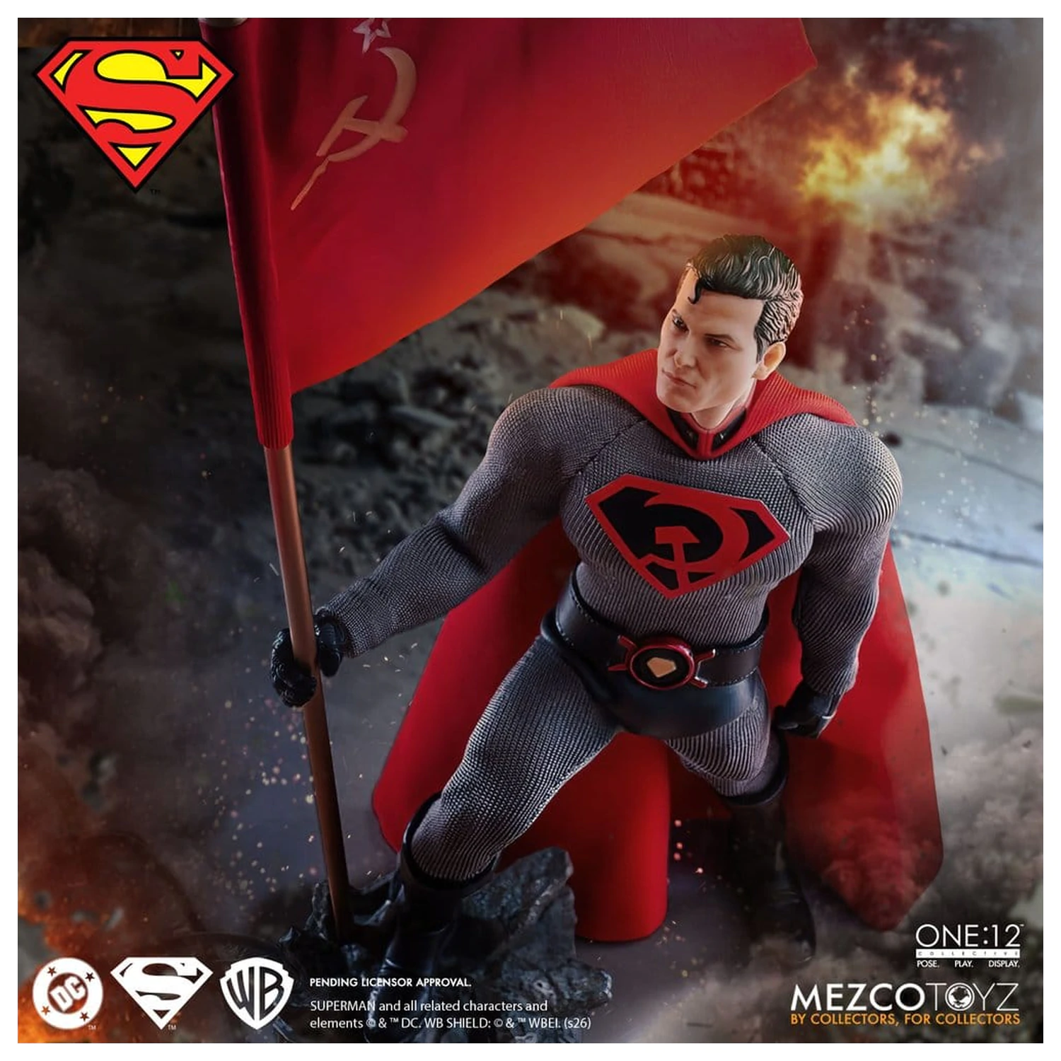 DC Comics One:12 Collective akční figurka 1/12 Superman: Red Son 17 cm fotografii produktu
