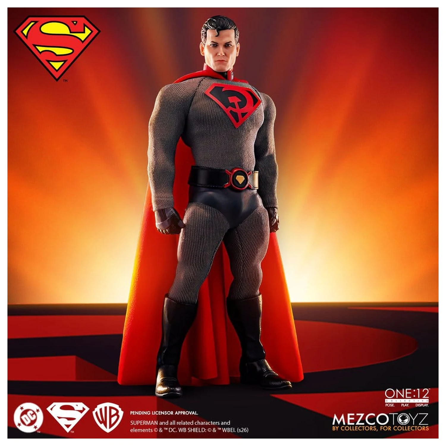 DC Comics One:12 Collective akční figurka 1/12 Superman: Red Son 17 cm fotografii produktu