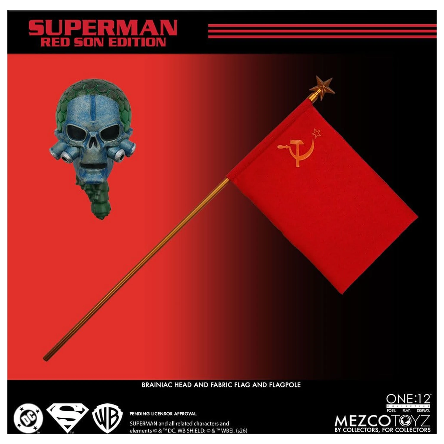DC Comics One:12 Collective akční figurka 1/12 Superman: Red Son 17 cm fotografii produktu