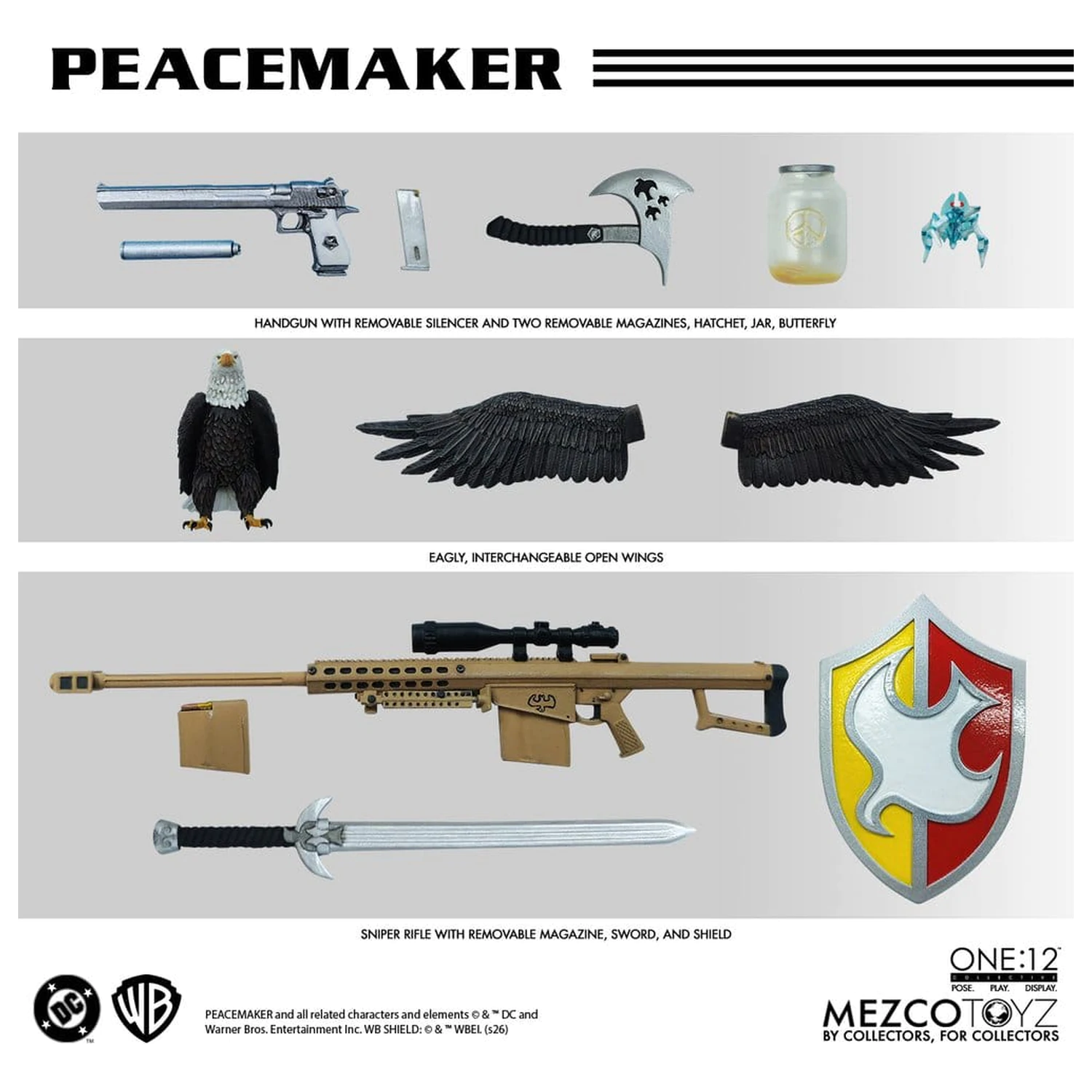 DC Comics One:12 Collective akční figurka 1/12 Peacemaker 17 cm fotografii produktu
