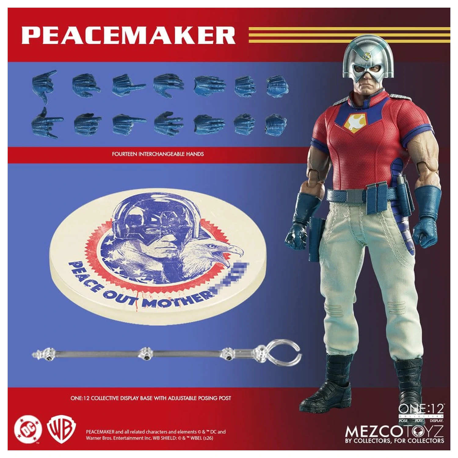 DC Comics One:12 Collective akční figurka 1/12 Peacemaker 17 cm fotografii produktu