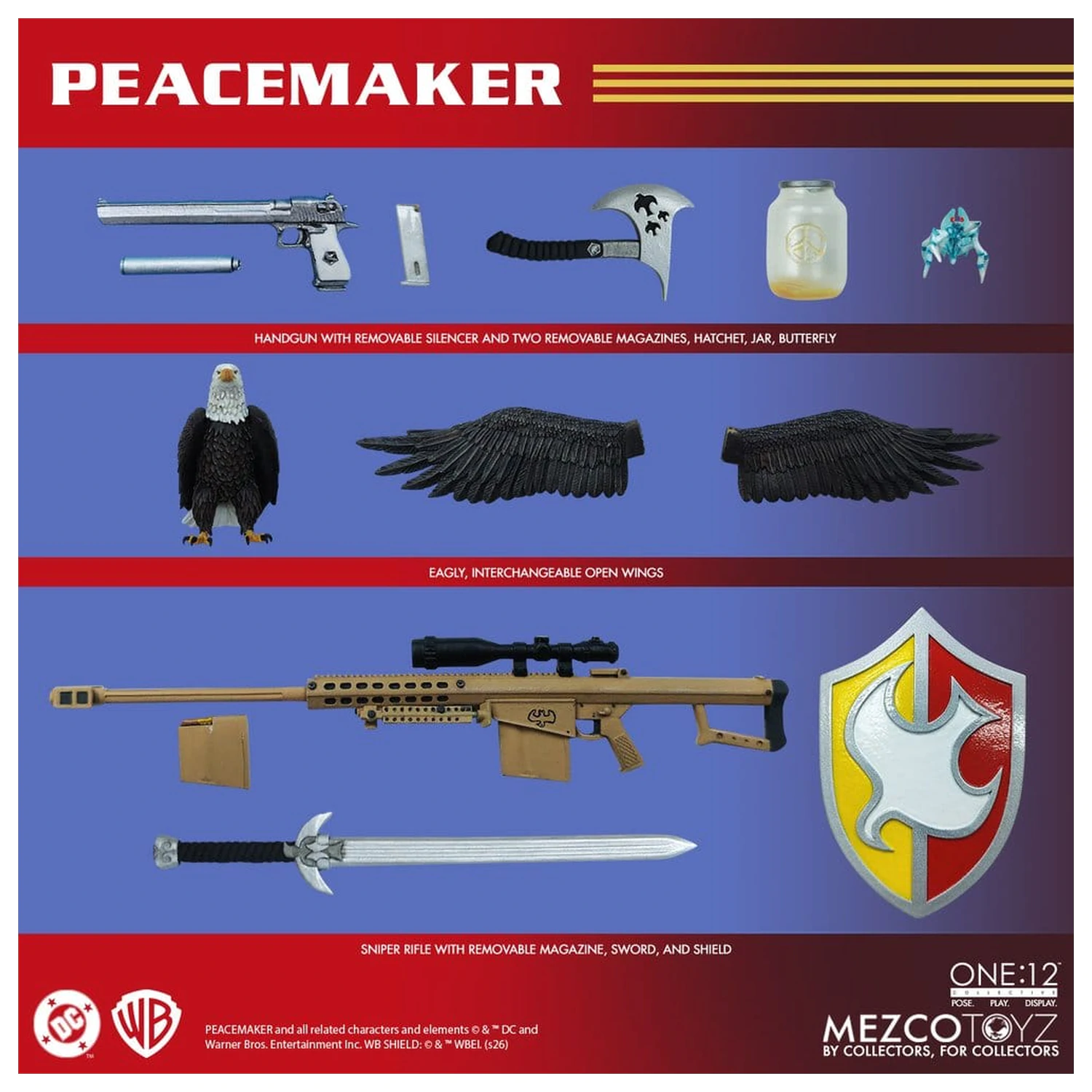 DC Comics One:12 Collective akční figurka 1/12 Peacemaker 17 cm fotografii produktu