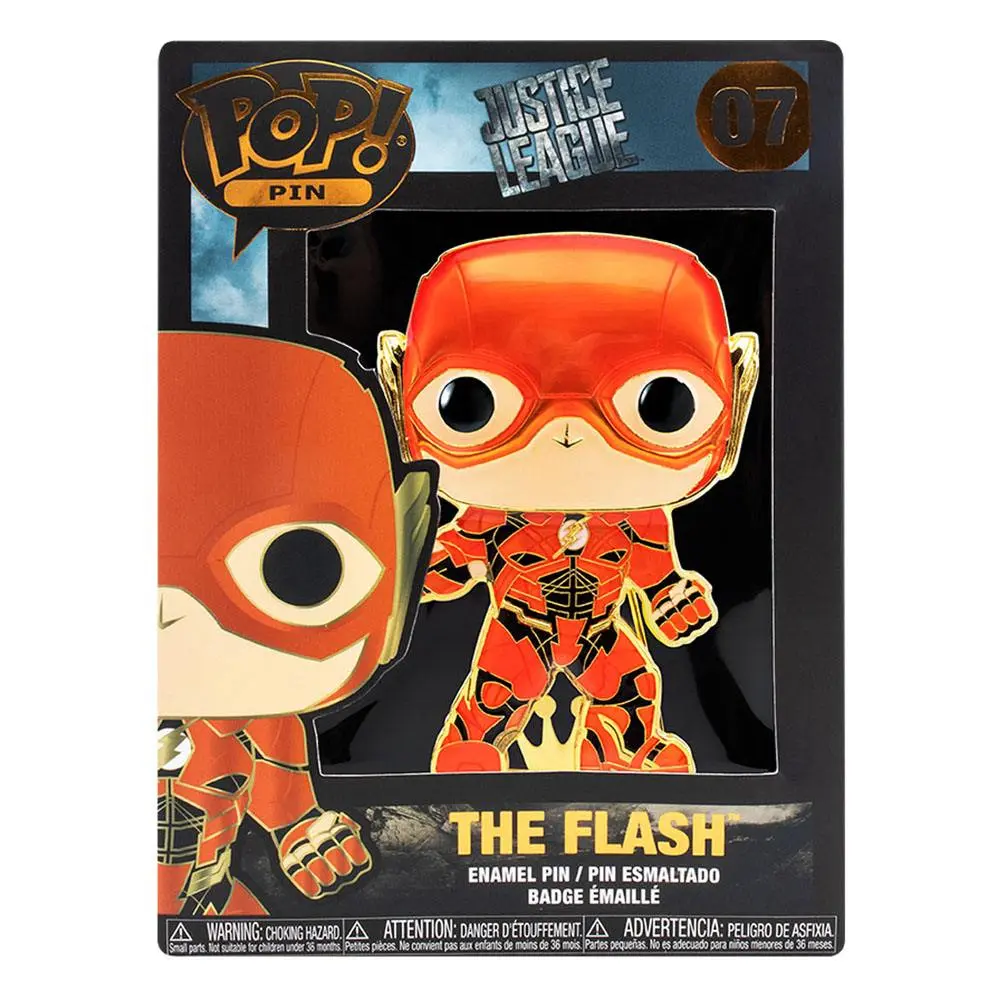 DC Comics POP! Smaltovaný odznak The Flash 10 cm fotografii produktu