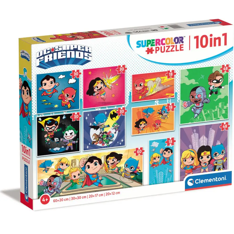 DC Comics puzzle 18+30+48+60 dílků fotografii produktu