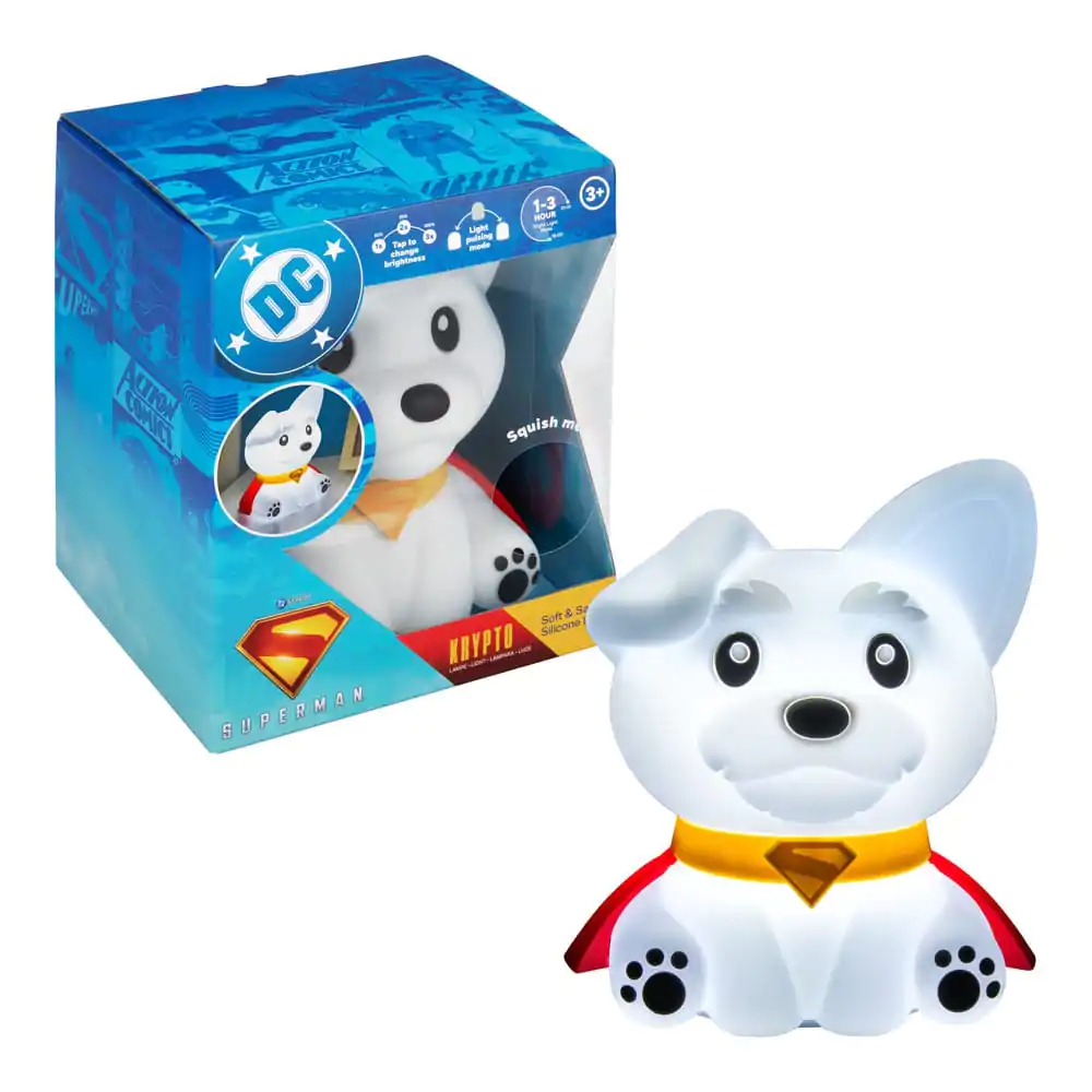 DC Comics Squishy Glo silikonová lampička Superman Krypto 17 cm fotografii produktu