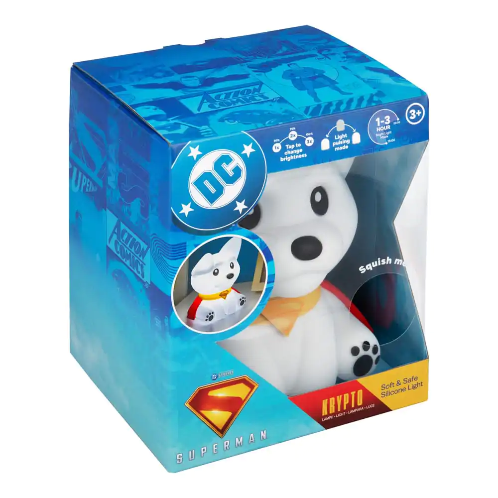 DC Comics Squishy Glo silikonová lampička Superman Krypto 17 cm fotografii produktu
