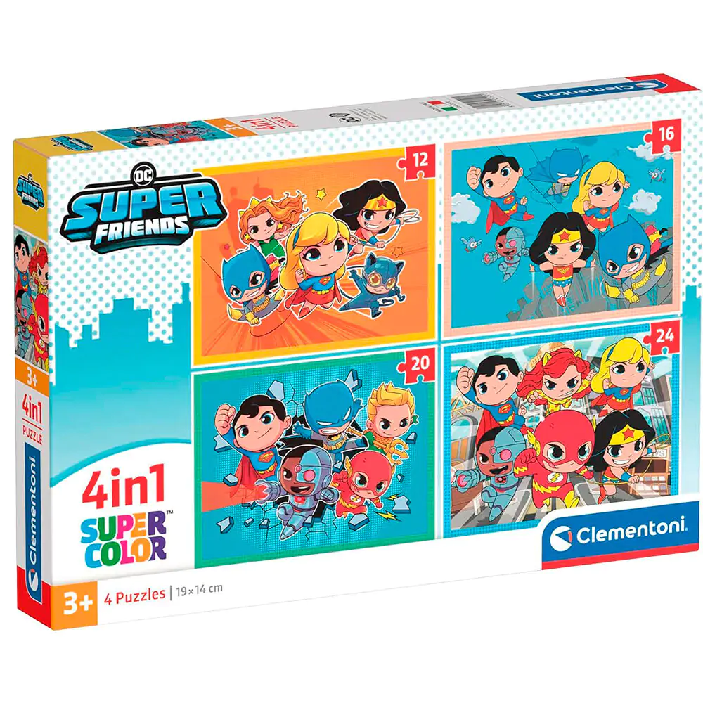 DC Comics Superfriends puzzle 12-16-20-24 ks fotografii produktu