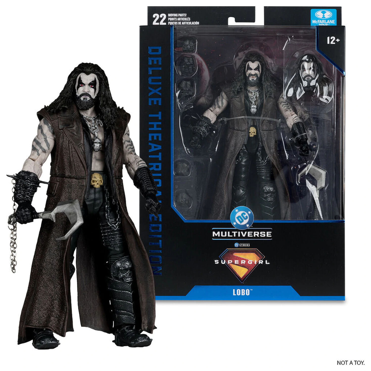 DC Comics Supergirl Deluxe Theatrical Edition Lobo figurka 18 cm fotografii produktu