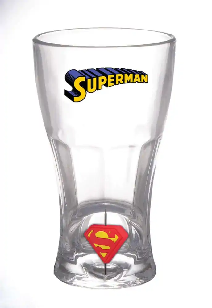 Sklenice DC Comics Superman Otáčivé 3D Logo fotografii produktu