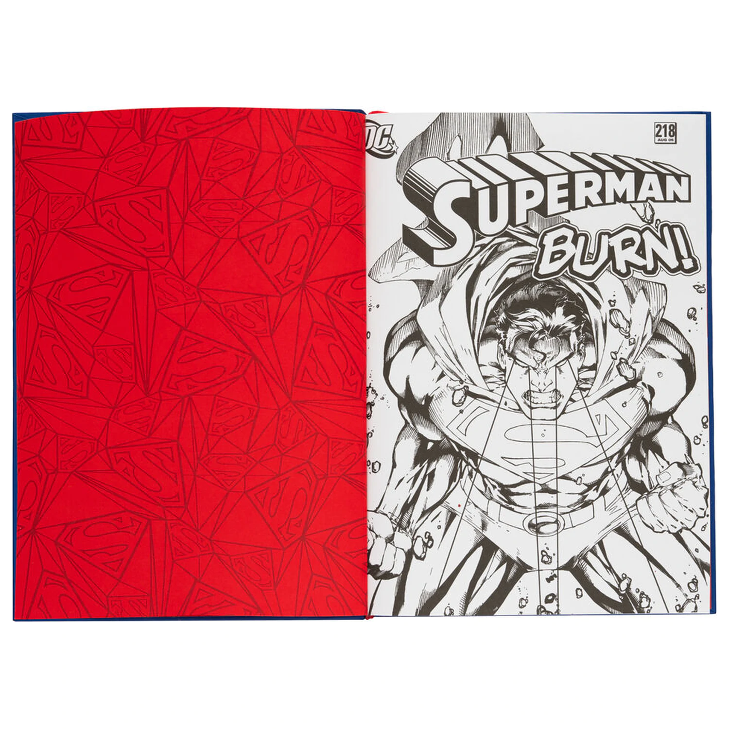 DC Comics Superman A5 lentikulární zápisník fotografii produktu