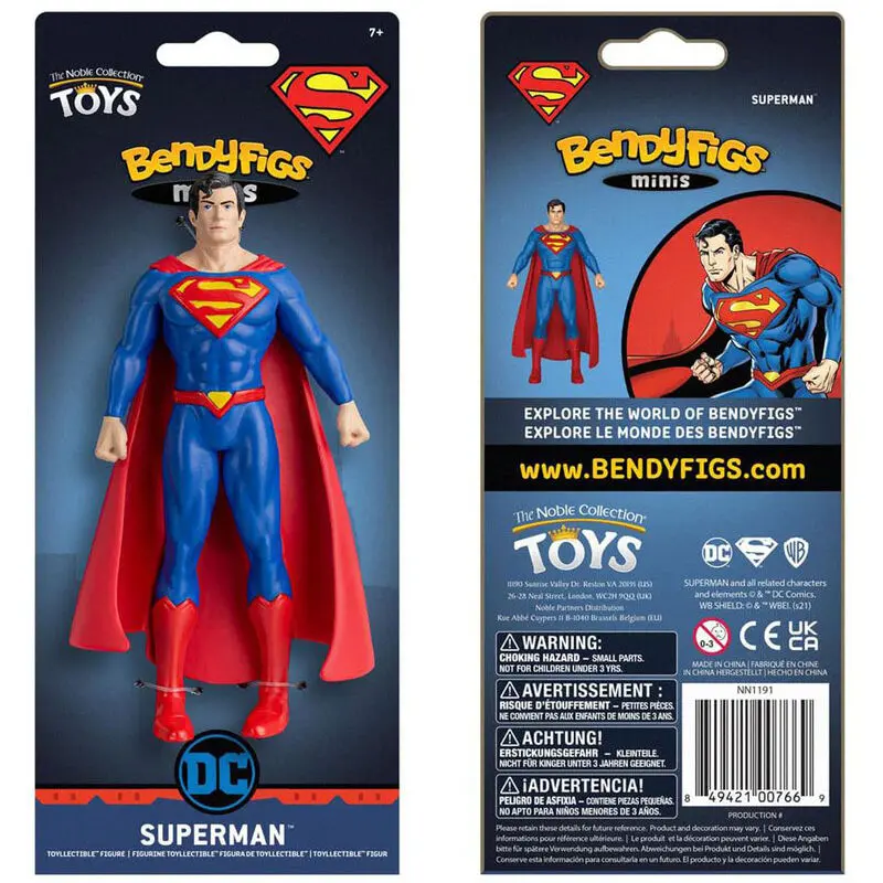 DC Comics Bendyfigs ohebná figurka Superman 14 cm fotografii produktu