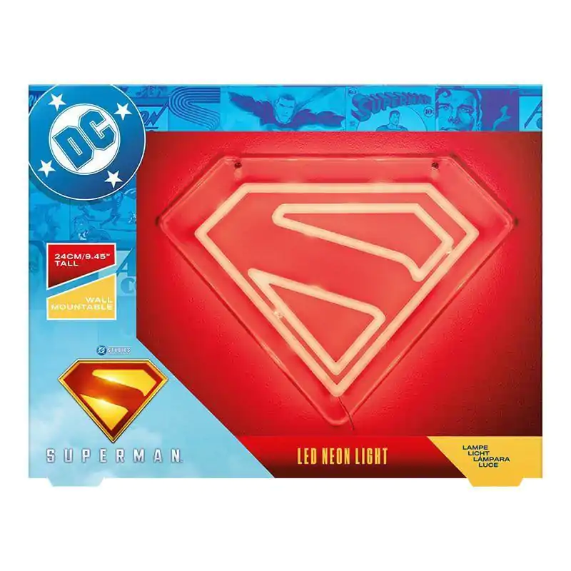 DC Comics LED Nástěnná Lampa Světlo Superman Neon fotografii produktu