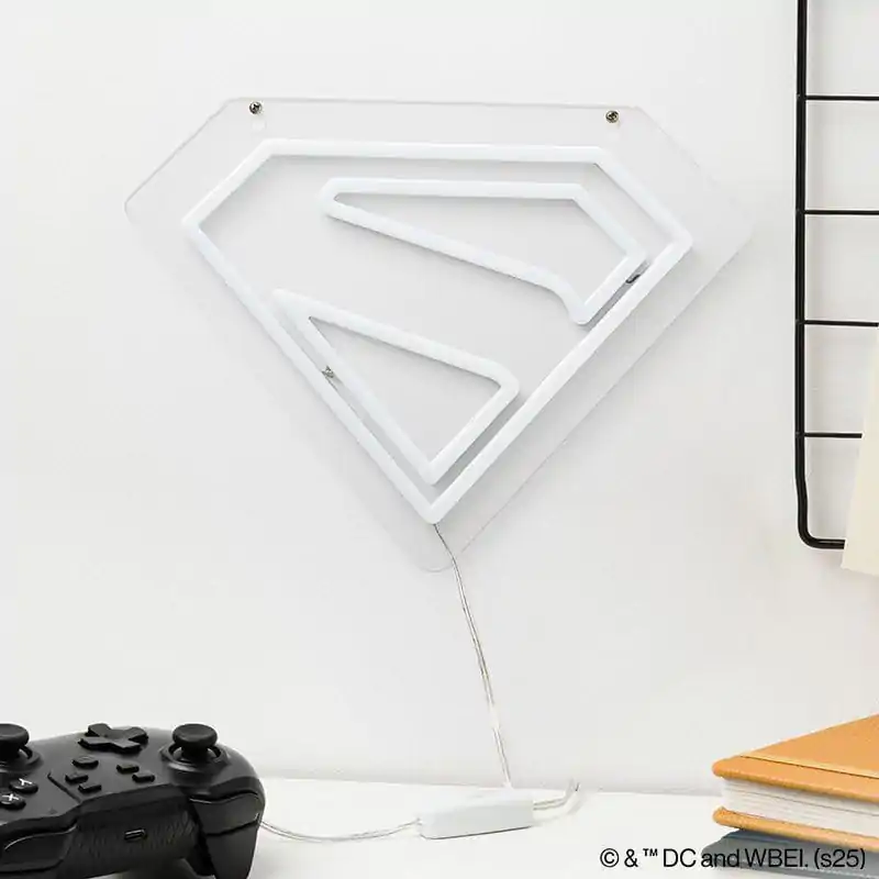 DC Comics LED Nástěnná Lampa Světlo Superman Neon fotografii produktu