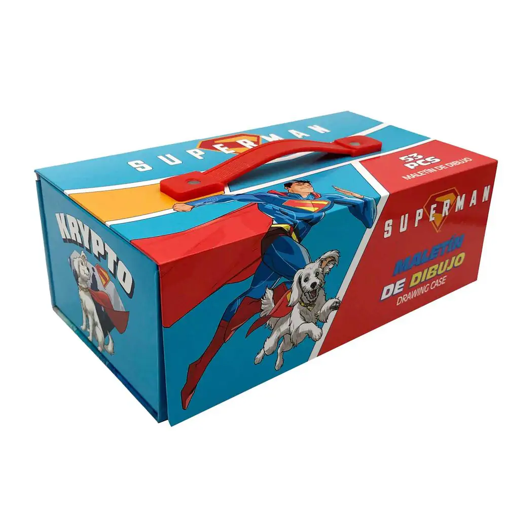 DC Comics Superman Kufřík na omalovací potřeby fotografii produktu