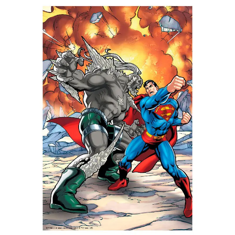 DC Comics Superman vs Doomsday Prime 3D puzzle 300 ks fotografii produktu