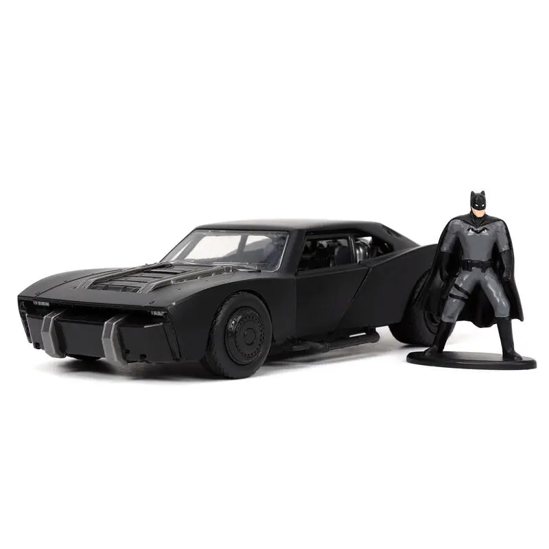 DC Comics The Batman Batmobil kovové auto + figurka Batman set fotografii produktu