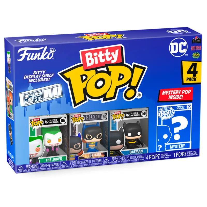 DC Bitty POP! Vinylová figurka 4-Pack The Joker 2,5 cm fotografii produktu