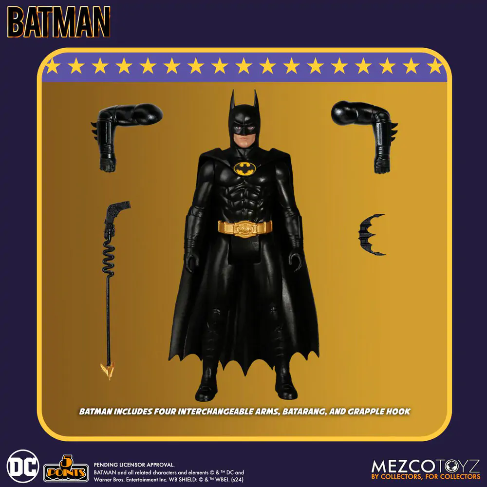 DC Comics Universe Batman 1989 figurka 9,5 cm fotografii produktu