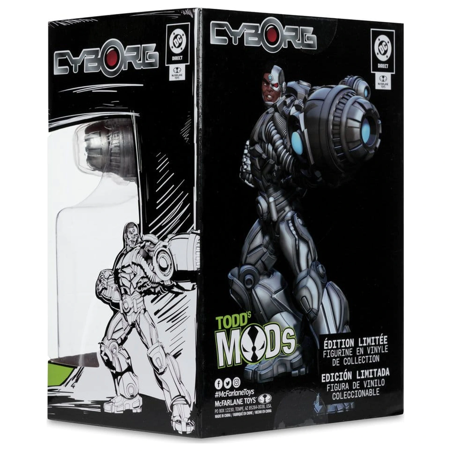 DC Direct Collector vinylová soška Cyborg 12 cm fotografii produktu