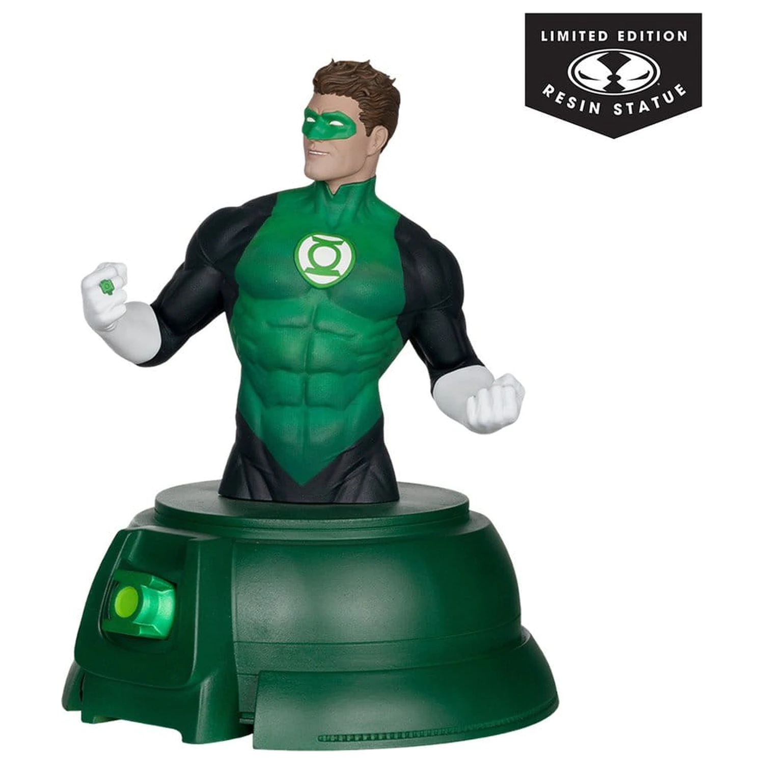 DC Direct Green Lantern Bust 1/1 Hal Jordan with Power Ring Prop Replica (Gold Label) 26 cm fotografii produktu