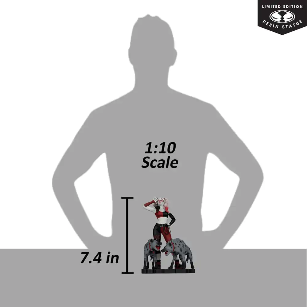 DC Direct Harley Quinn: Red, White & Black Socha 1/10 Harley Quinn od Jenny Frison 19 cm fotografii produktu