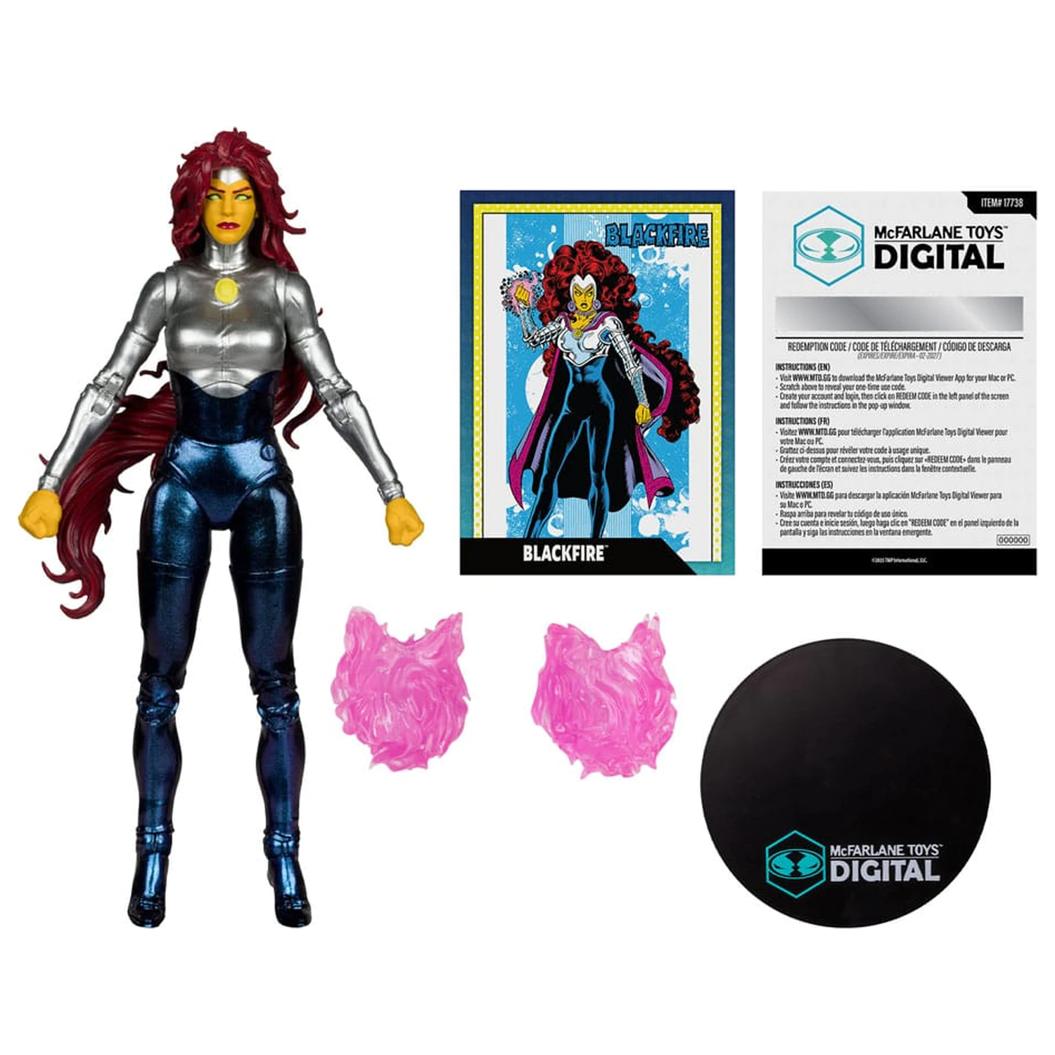 DC Direct McFarlane Toys Digitální akční figurka Blackfire (The New Teen Titans) 18 cm fotografii produktu