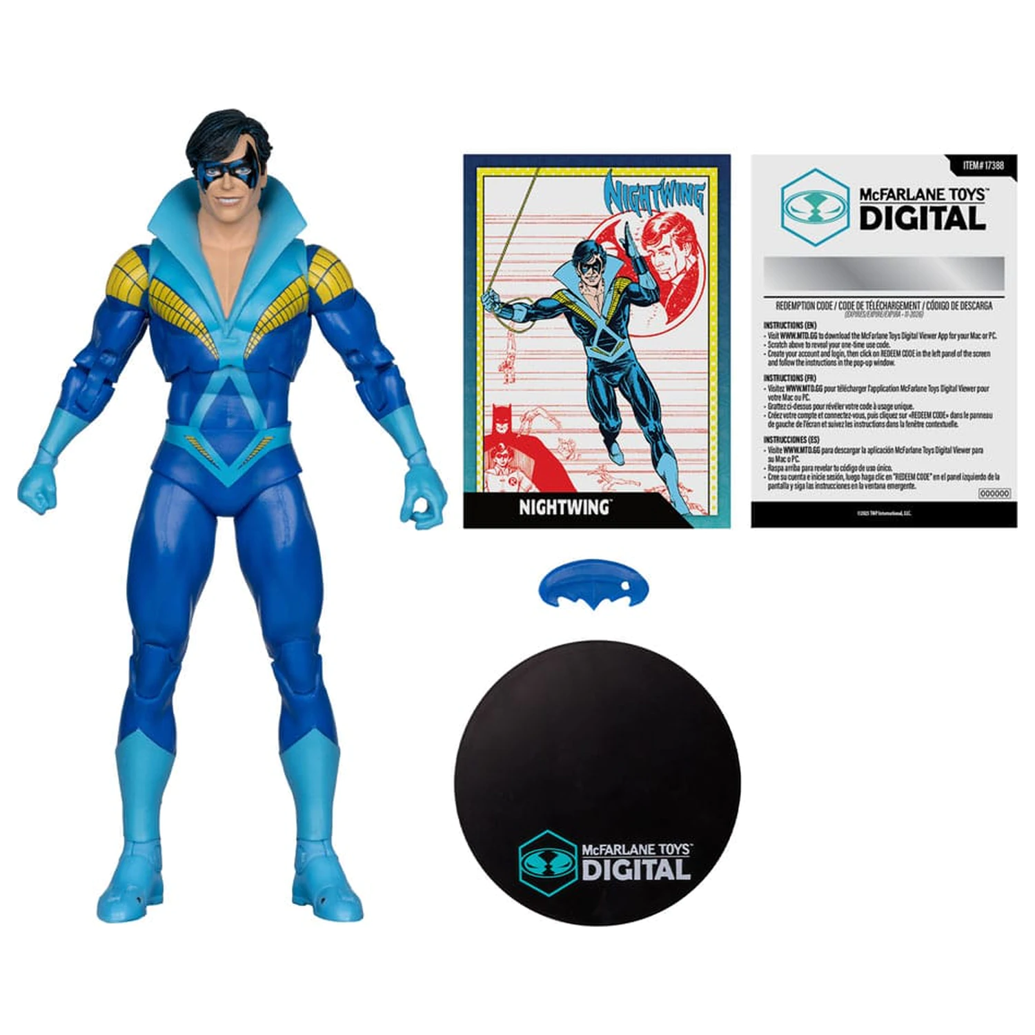 DC Direct McFarlane Toys digitální akční figurka Nightwing (Teen Titans) 18 cm fotografii produktu