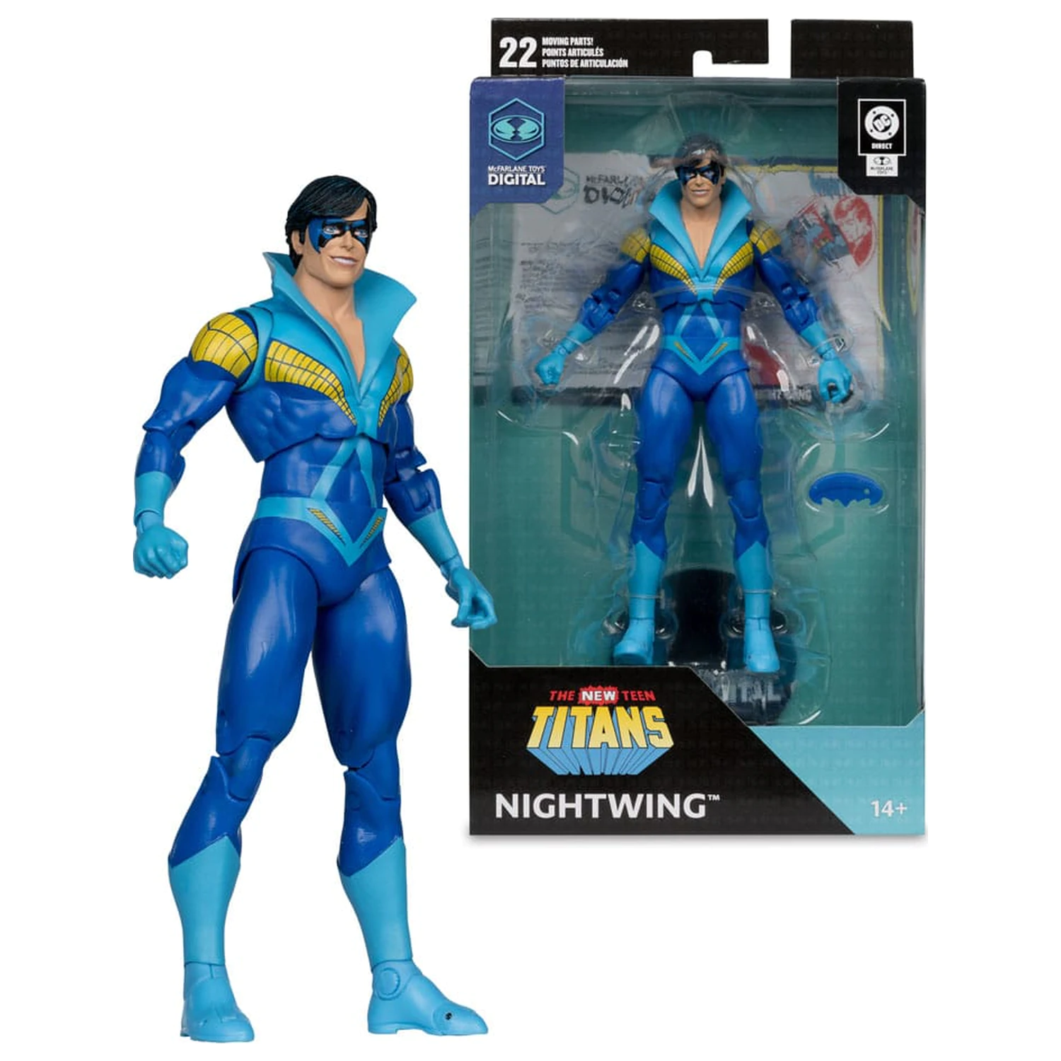 DC Direct McFarlane Toys digitální akční figurka Nightwing (Teen Titans) 18 cm fotografii produktu