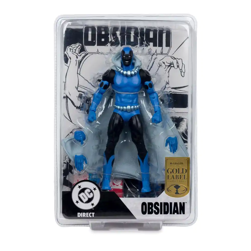 DC Direct Akční figurka Obsidian (Infinity Inc #16) (Chase) (Gold Label) 18 cm fotografii produktu