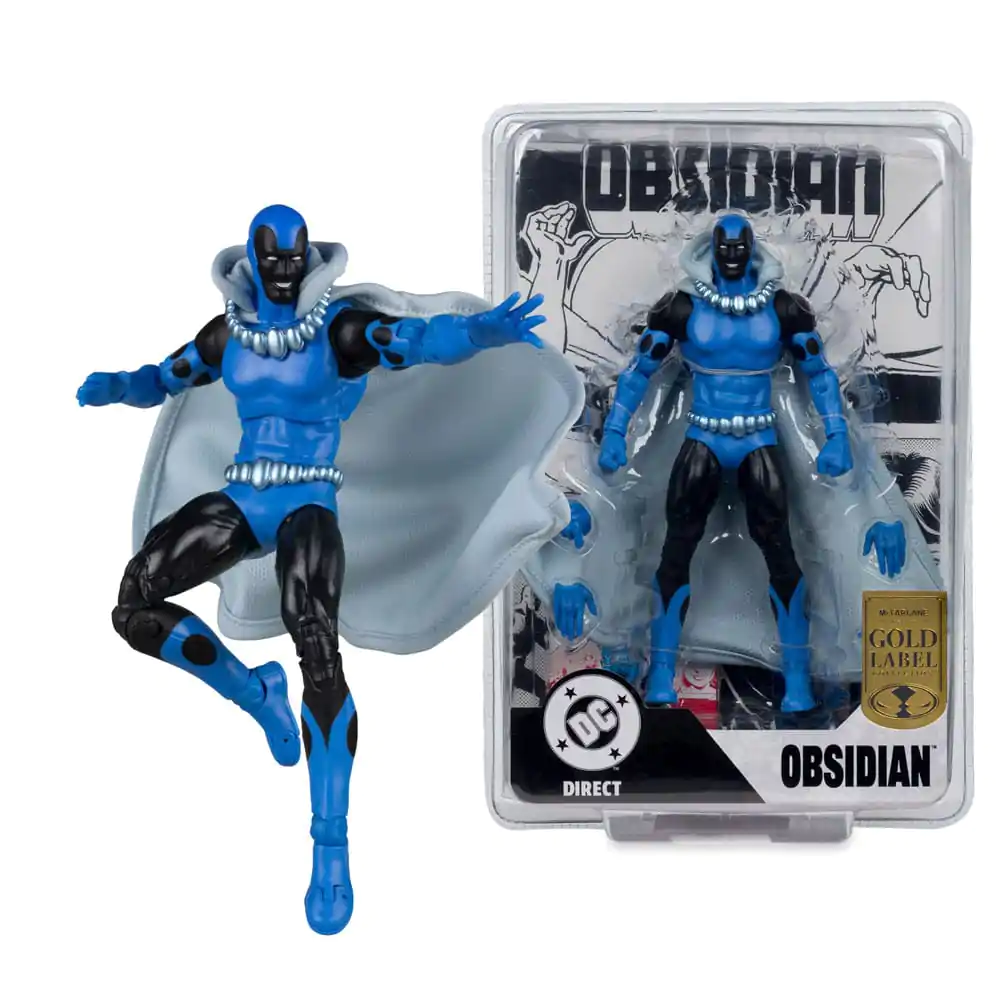 DC Direct Akční figurka Obsidian (Infinity Inc #16) (Chase) (Gold Label) 18 cm fotografii produktu