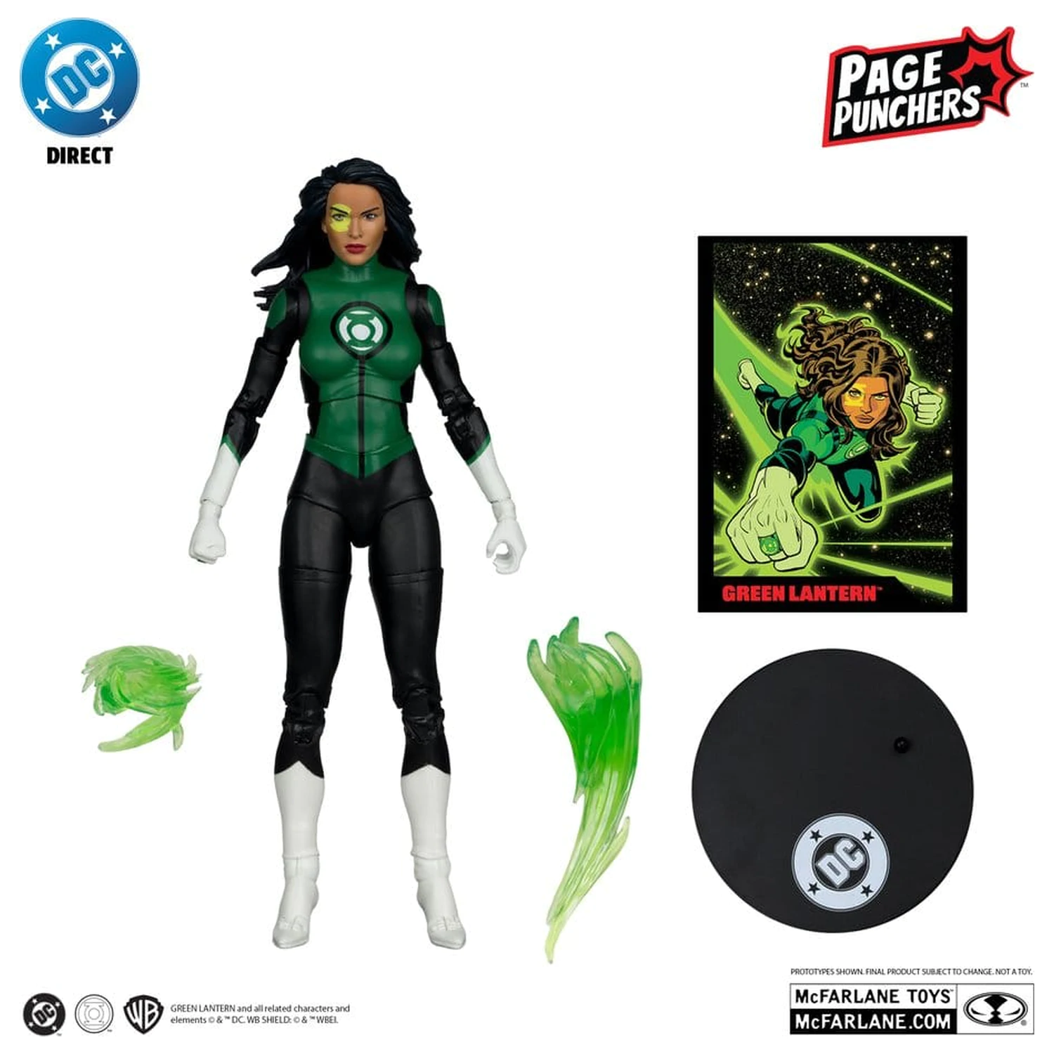 DC Direct Page Punchers akční figurka Jessica Cruz (Green Lanterns # 48) (Red Platinum Edition) 18 cm fotografii produktu