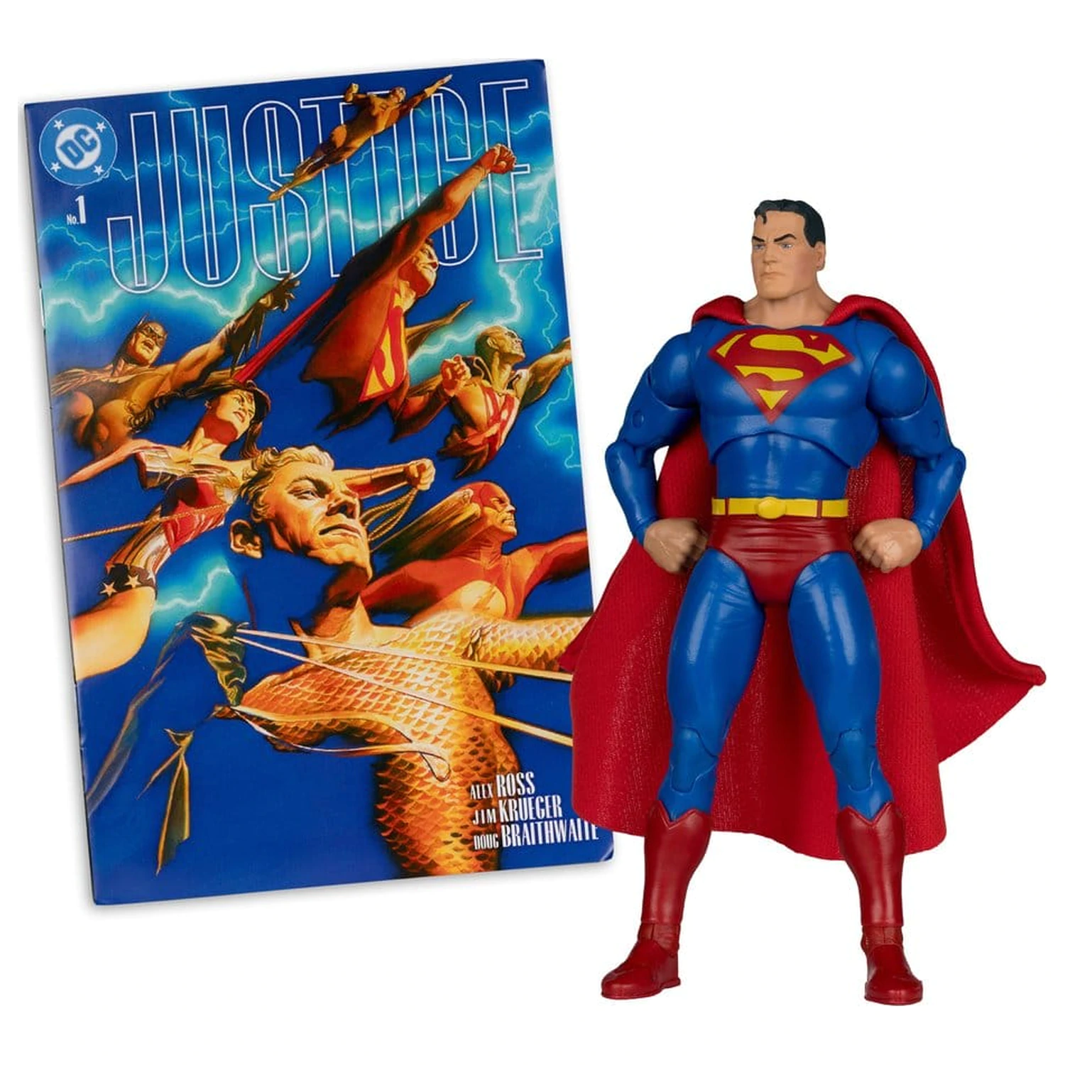DC Direct Page Punchers akční figurka Superman (Justice #1) (Red Platinum Edition) 19 cm fotografii produktu