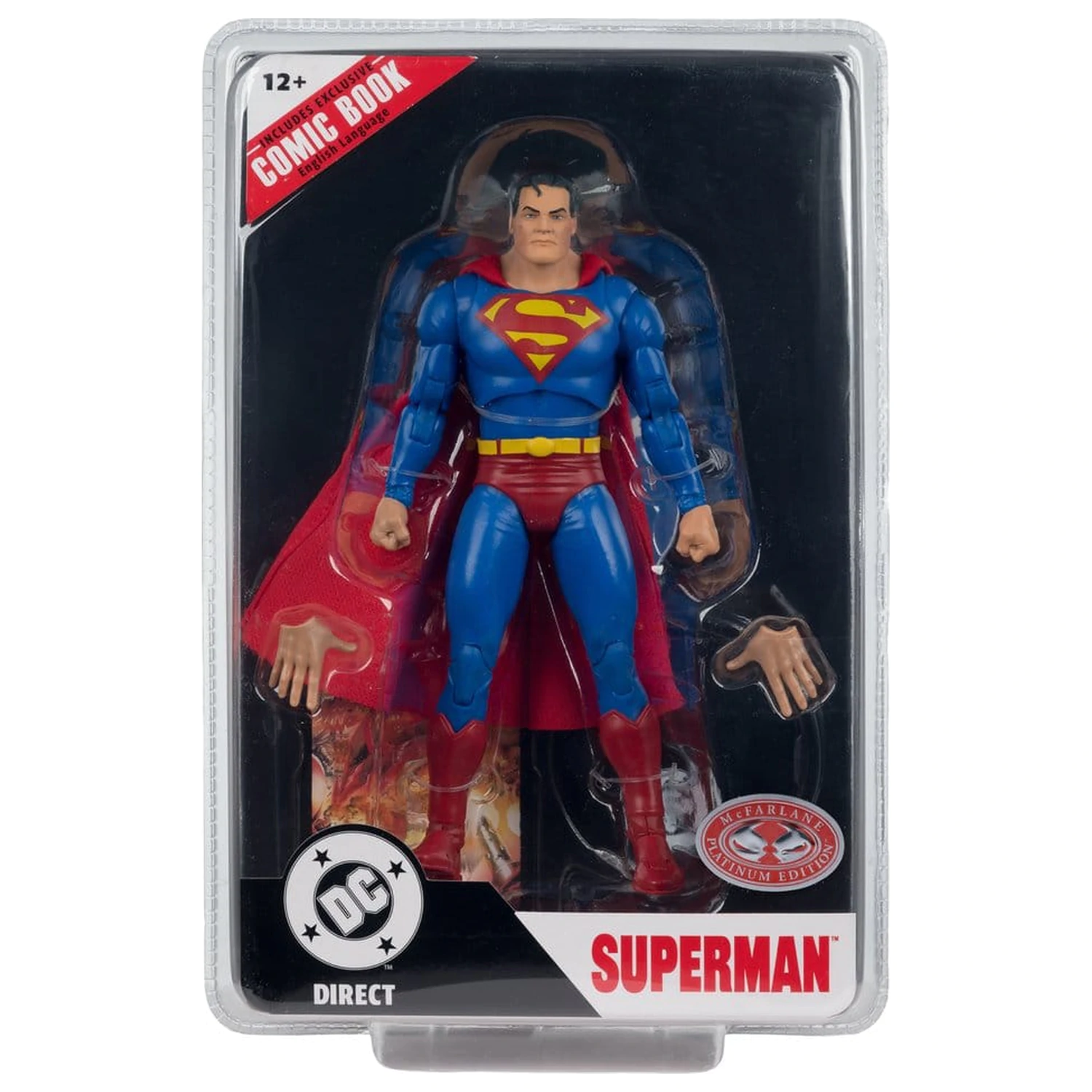 DC Direct Page Punchers akční figurka Superman (Justice #1) (Red Platinum Edition) 19 cm fotografii produktu