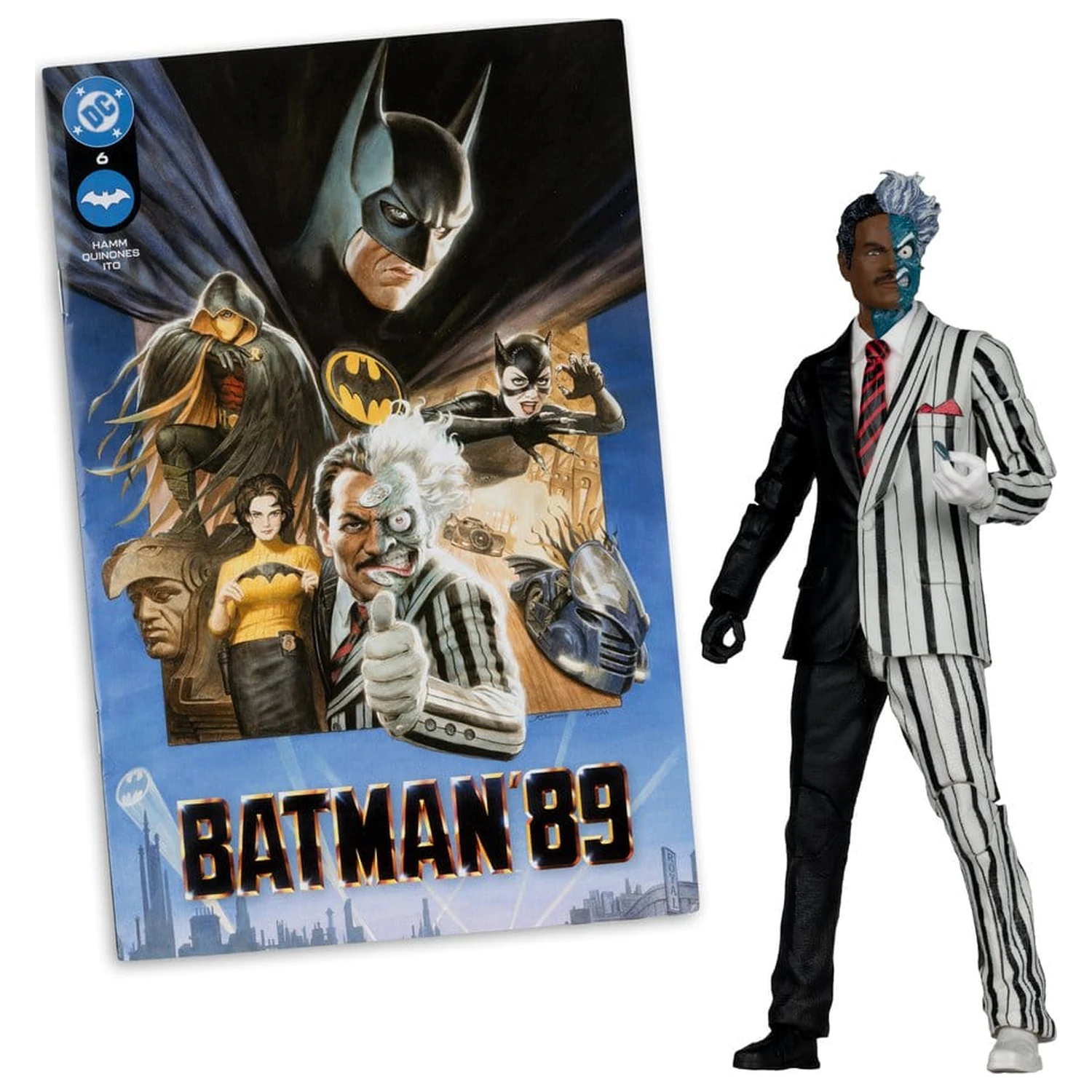 DC Direct Page Punchers akční figurka Two-Face (Batman 89) (Red Platinum Edition) 19 cm fotografii produktu