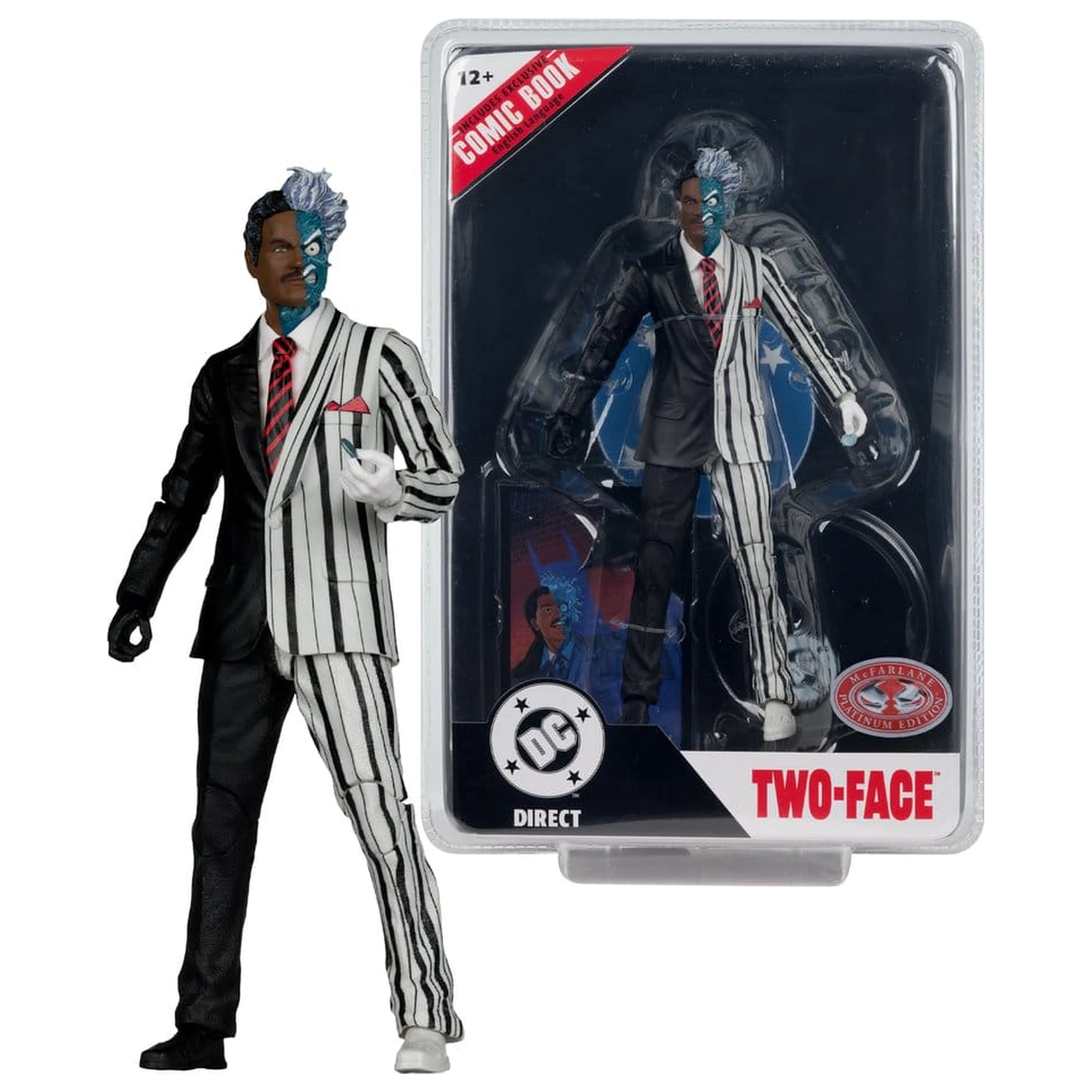 DC Direct Page Punchers akční figurka Two-Face (Batman 89) (Red Platinum Edition) 19 cm fotografii produktu