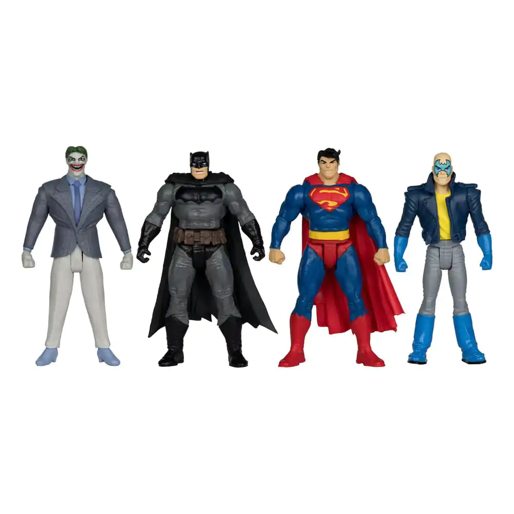 DC Direct Page Punchers Čtyřbalení akčních figurek Batman & Son of Batman & Superman & Joker 7 cm fotografii produktu