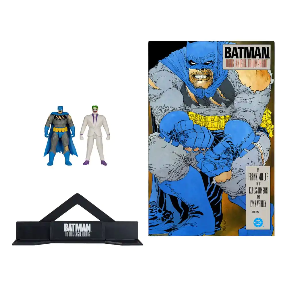 DC Direct Page Punchers Akční figurky 2-Pack Batman & The Joker (Batman: The Dark Knight Returns) 8 cm fotografii produktu