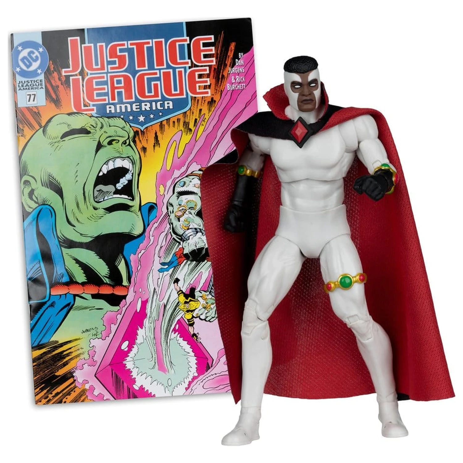 DC Direct Page Punchers Akční figurka Bloodwynd (Justice League #77) (Red Platinum Edition) 18 cm fotografii produktu