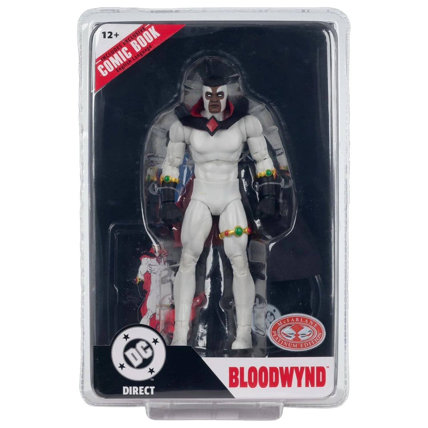 DC Direct Page Punchers Akční figurka Bloodwynd (Justice League #77) (Red Platinum Edition) 18 cm fotografii produktu