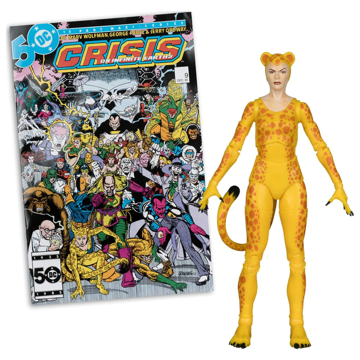 DC Direct Page Punchers akční figurka Cheetah (Crisis on Infinite Earths) (Red Platinum Edition) 17 cm fotografii produktu