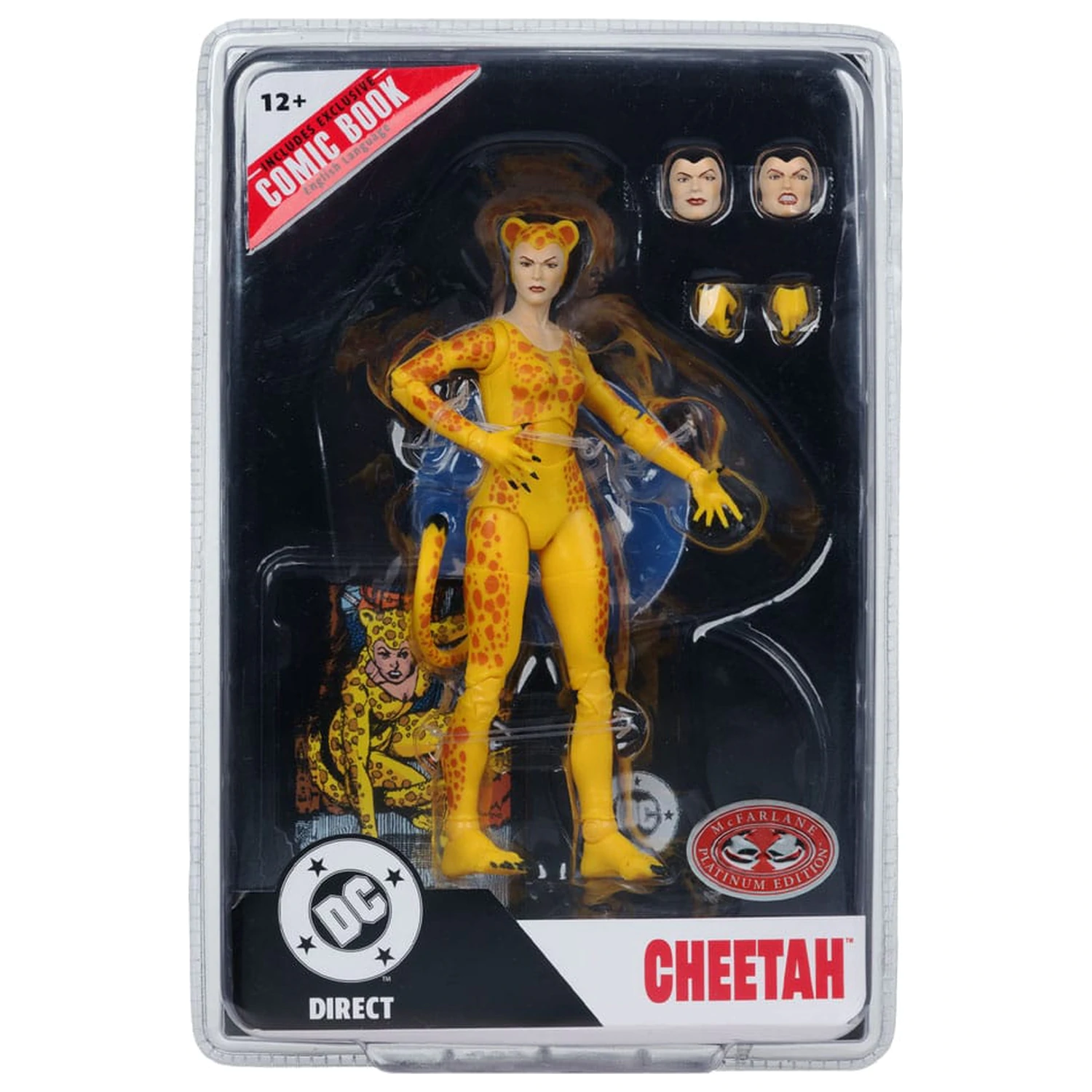 DC Direct Page Punchers akční figurka Cheetah (Crisis on Infinite Earths) (Red Platinum Edition) 17 cm fotografii produktu