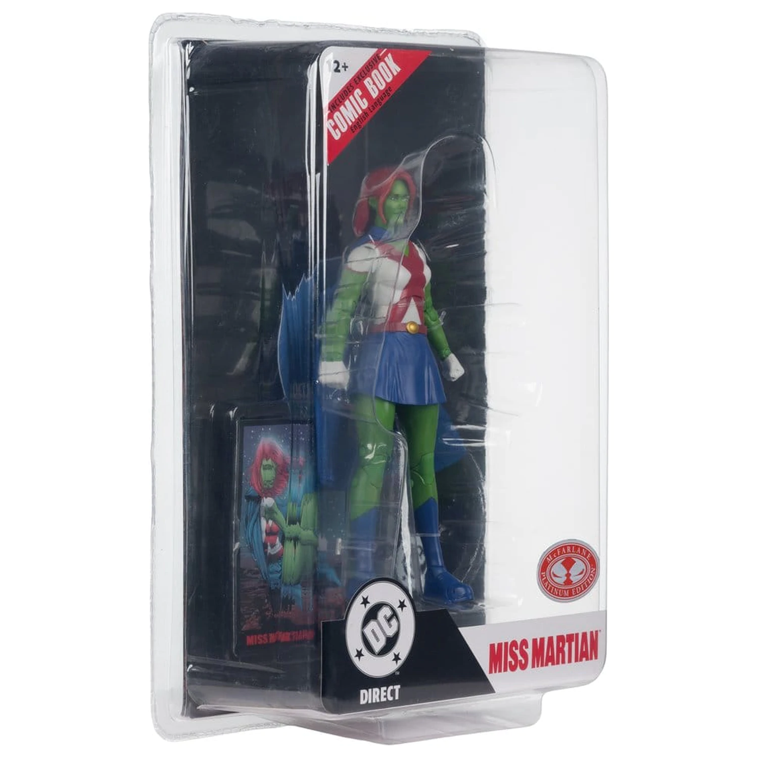 DC Direct Page Punchers Akční figurka Miss Martian (Teen Titans #41) (Red Platinum Edition) 17 cm fotografii produktu