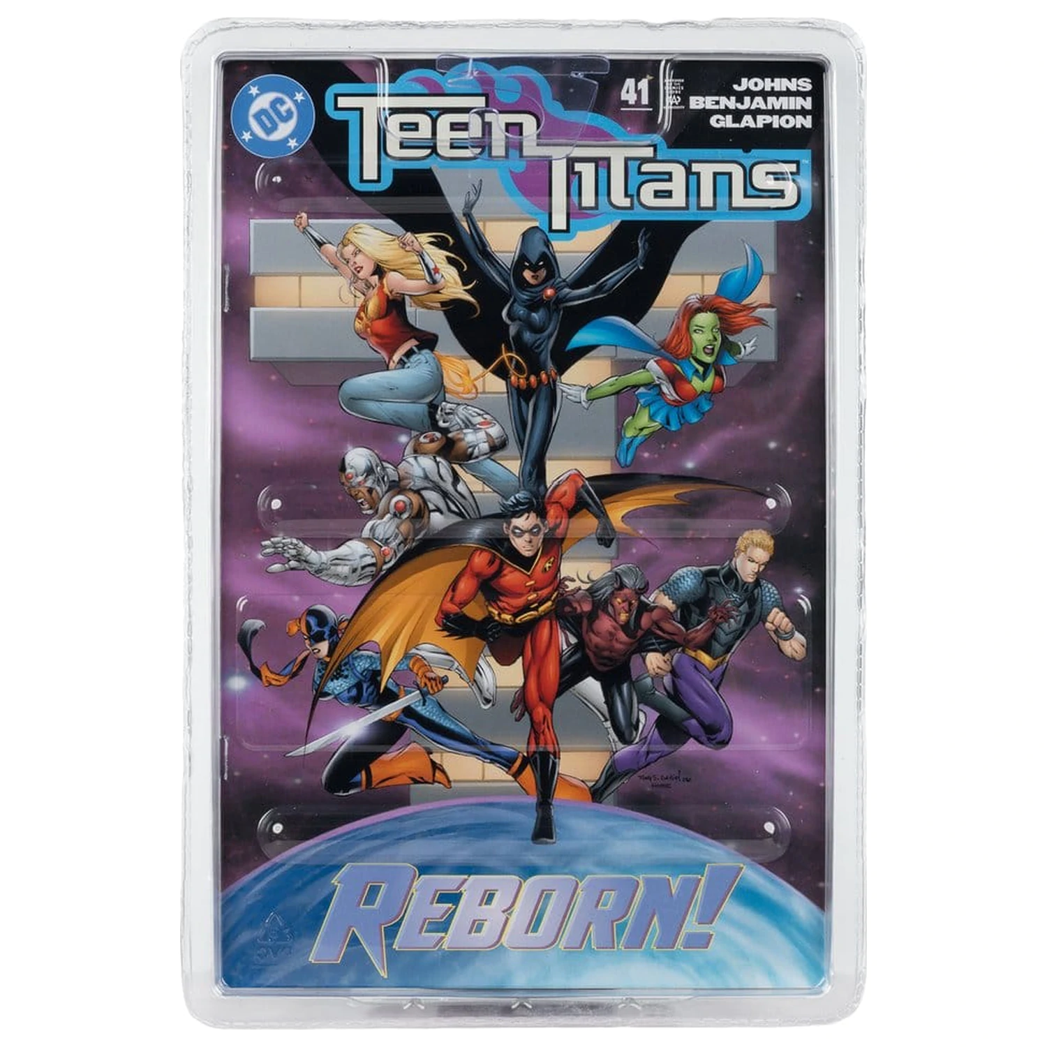 DC Direct Page Punchers Akční figurka Miss Martian (Teen Titans #41) (Red Platinum Edition) 17 cm fotografii produktu