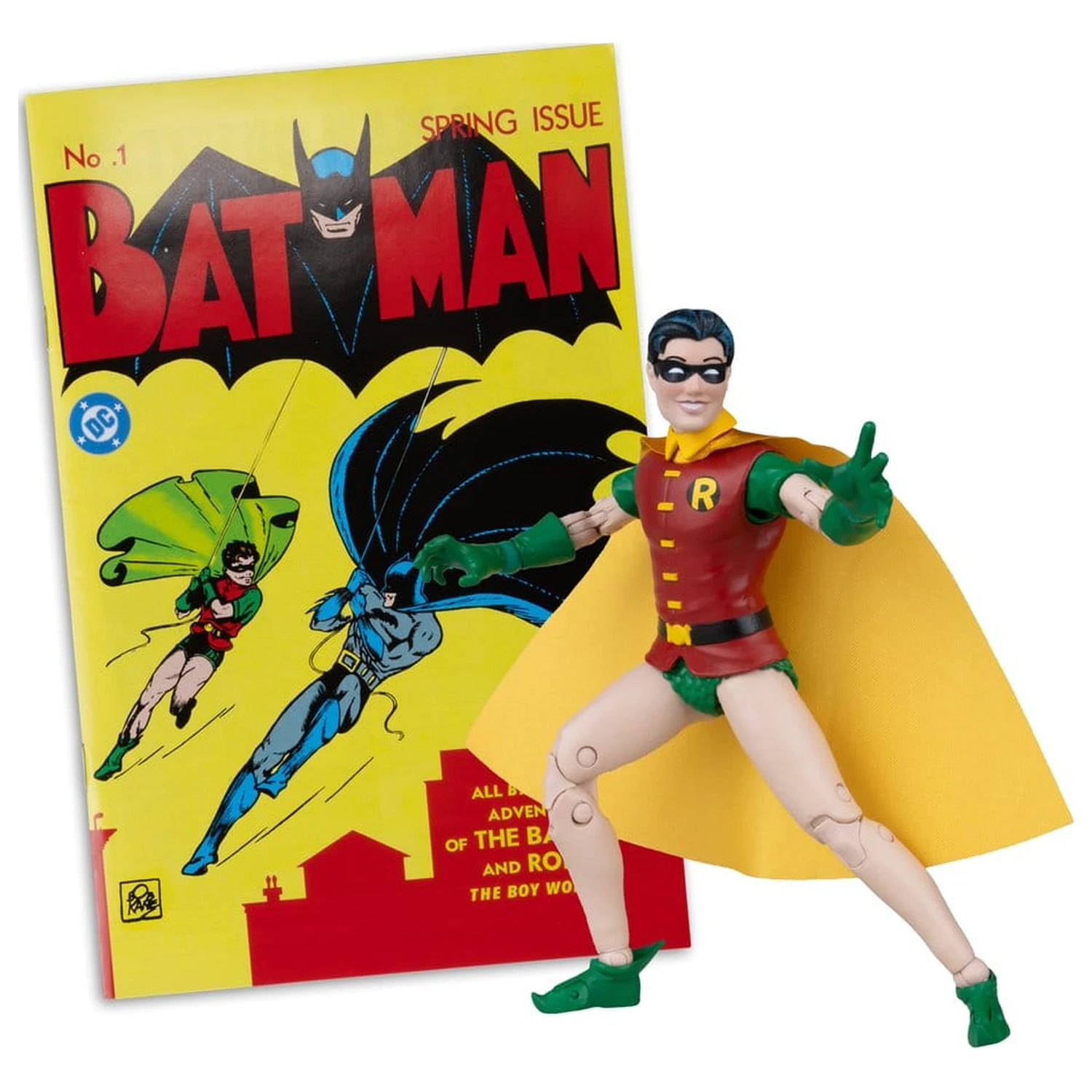 DC Direct Page Punchers akční figurka Robin Dick Grayson (Batman #1) (Red Platinum Edition) 14 cm fotografii produktu