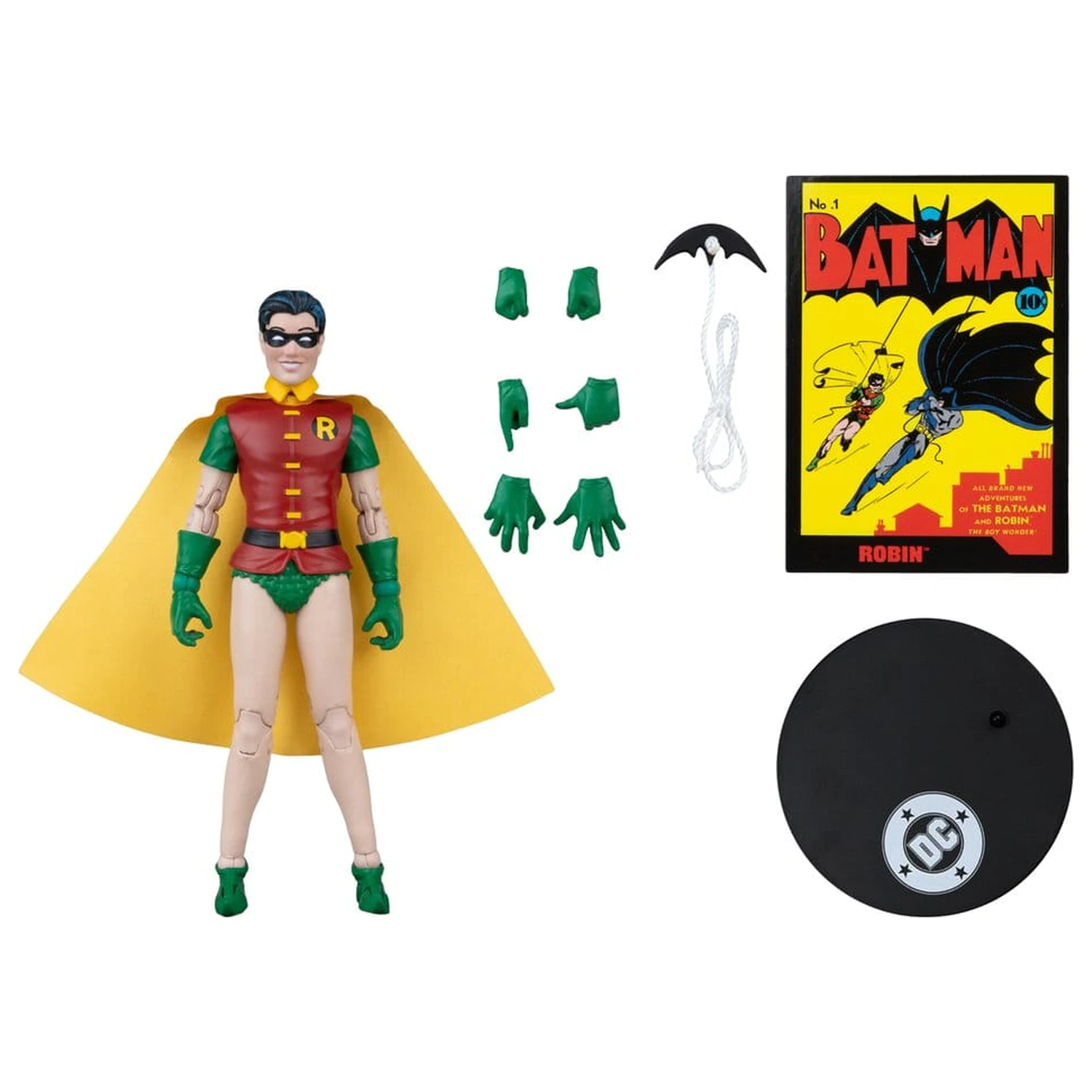 DC Direct Page Punchers akční figurka Robin Dick Grayson (Batman #1) (Red Platinum Edition) 14 cm fotografii produktu