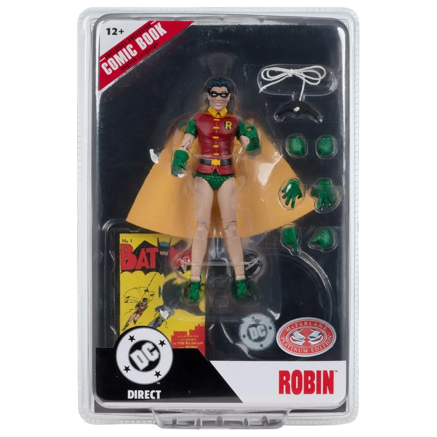 DC Direct Page Punchers akční figurka Robin Dick Grayson (Batman #1) (Red Platinum Edition) 14 cm fotografii produktu