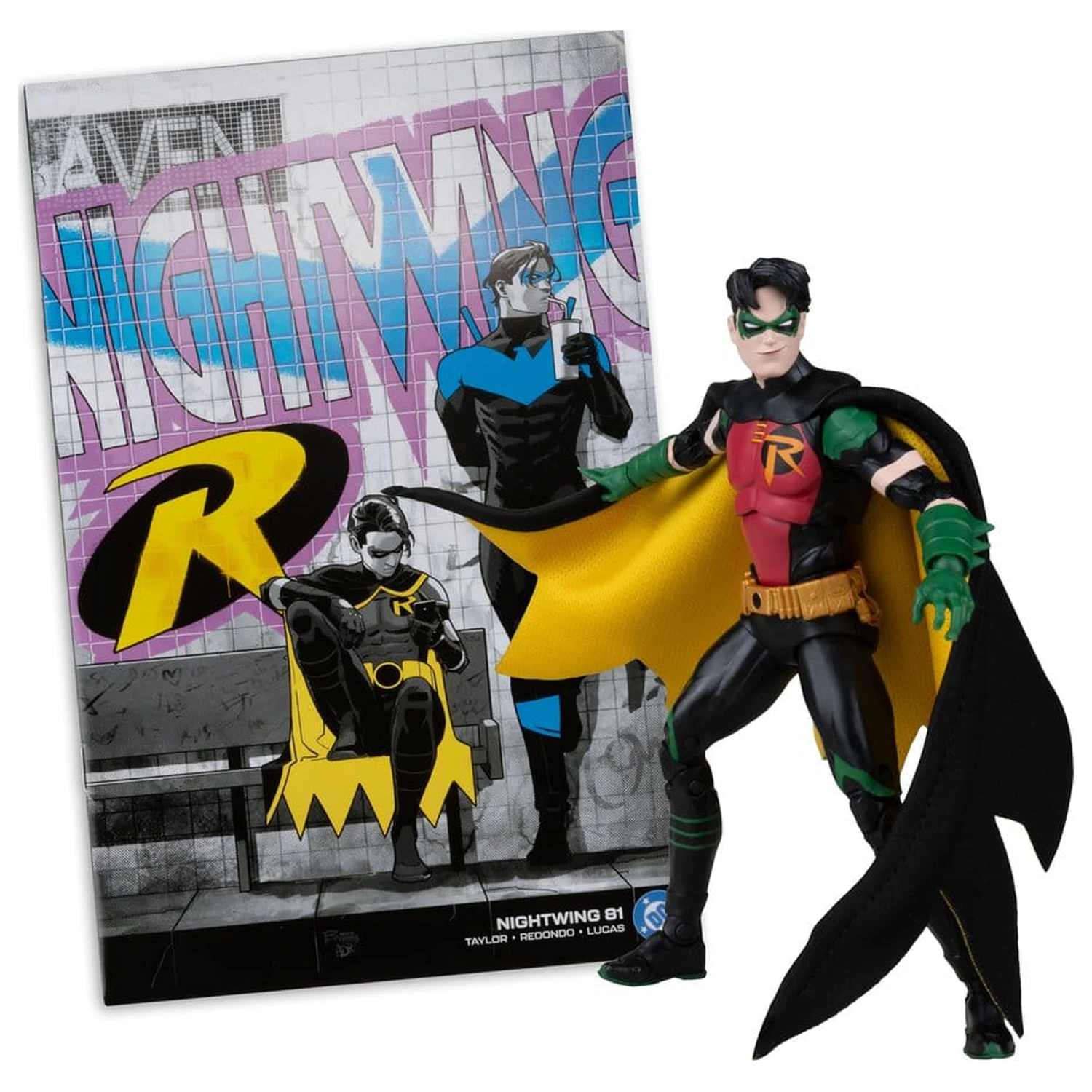 DC Direct Page Punchers Akční figurka Robin Tim Drake (Nightwing #81) (Red Platinum Edition) 18 cm fotografii produktu