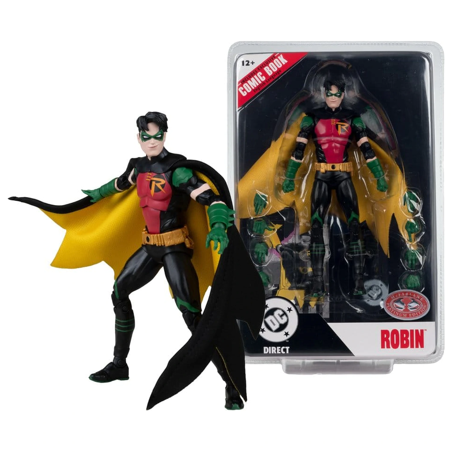 DC Direct Page Punchers Akční figurka Robin Tim Drake (Nightwing #81) (Red Platinum Edition) 18 cm fotografii produktu